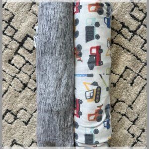 1 Copper Pearl Asher Grey swaddle
